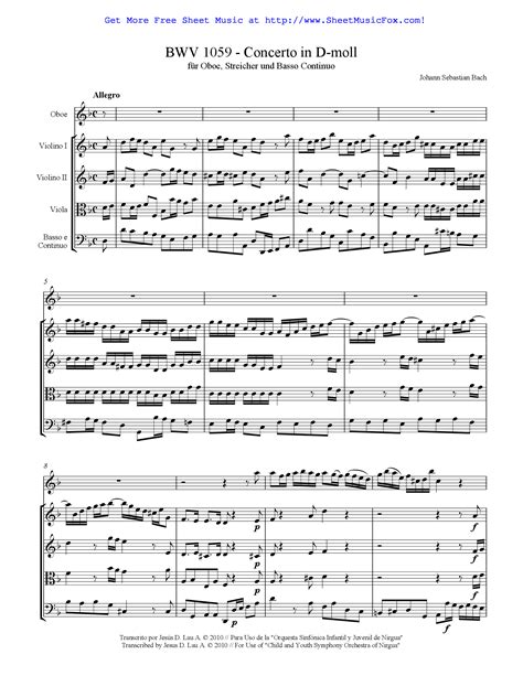 Concertos For Harpsichord BWV 1052-1059